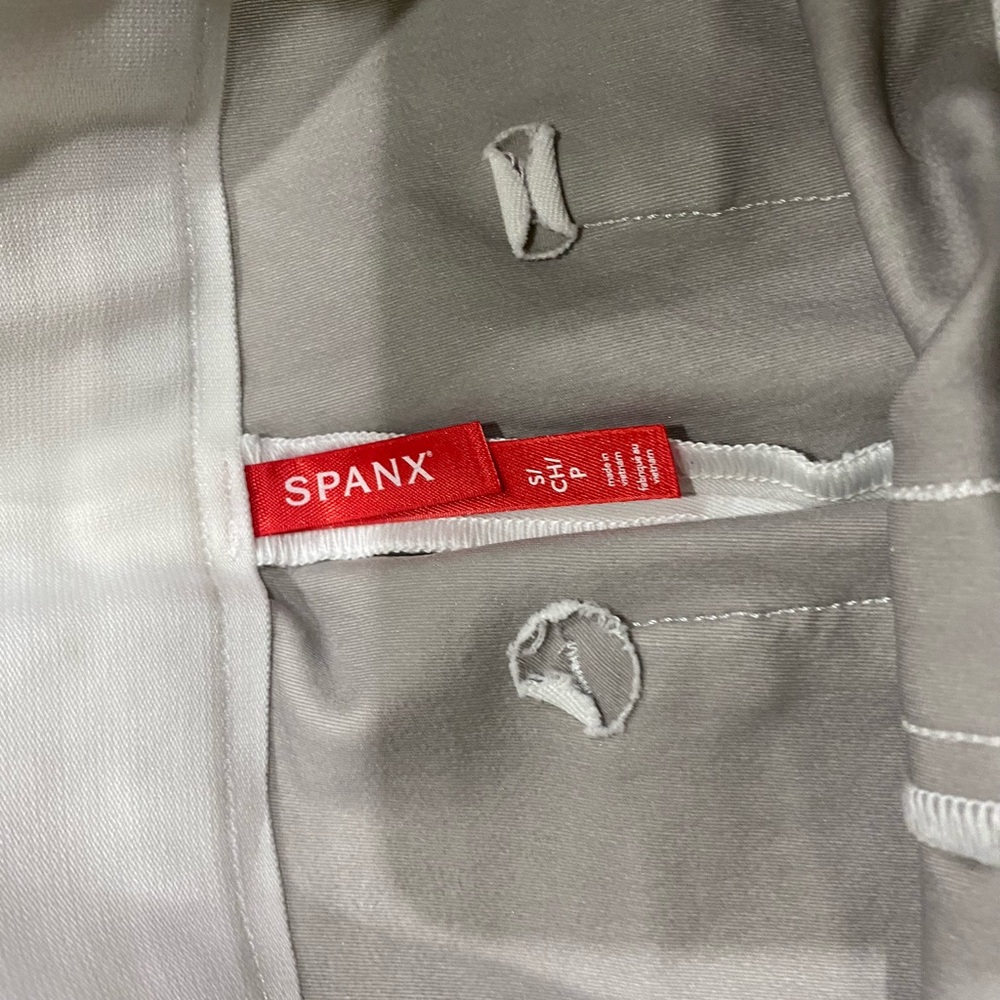 Spanx White Pants- womens size S- style code 20372Q - Picture 2 of 5